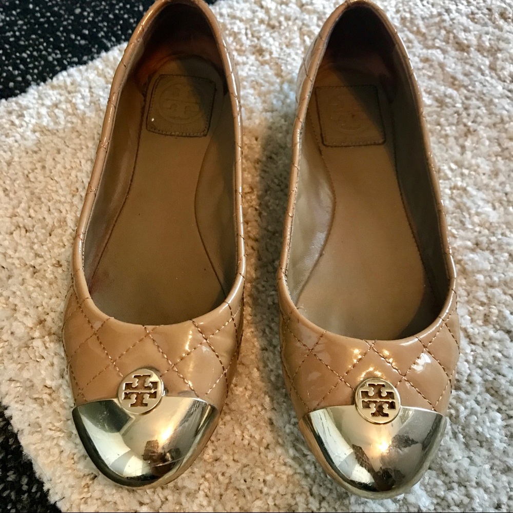 Tory Burch nude flats