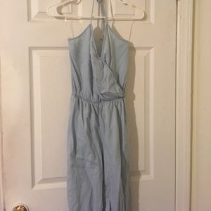 Light denim jumpsuit