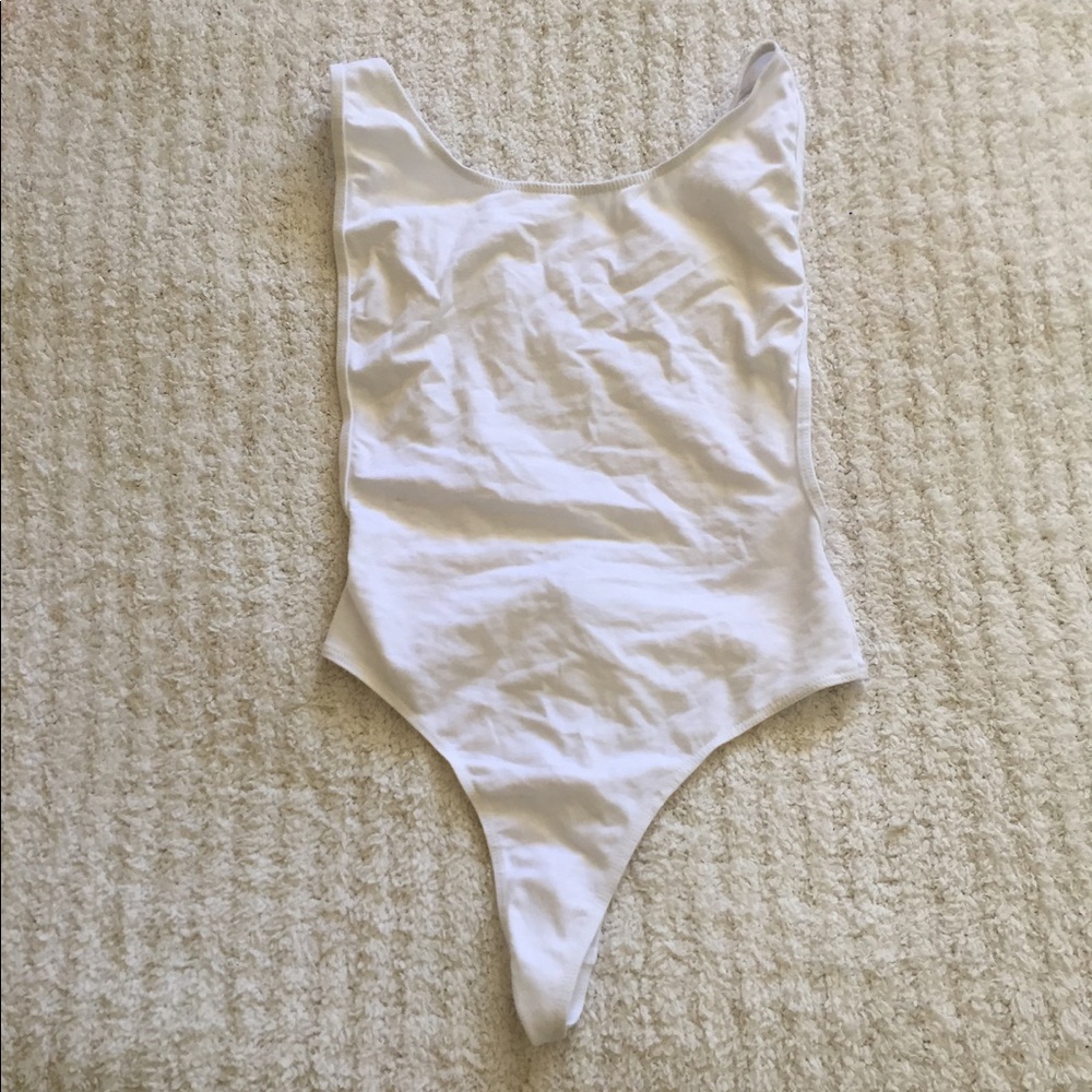 American apparel white body suit
