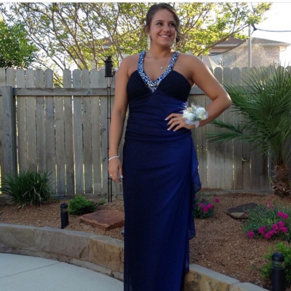 Blue ombreish formal dress