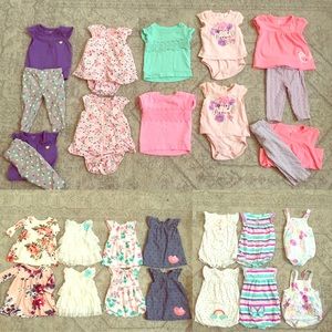 Twin Baby Girl 6 Month Bundle (28 pieces)