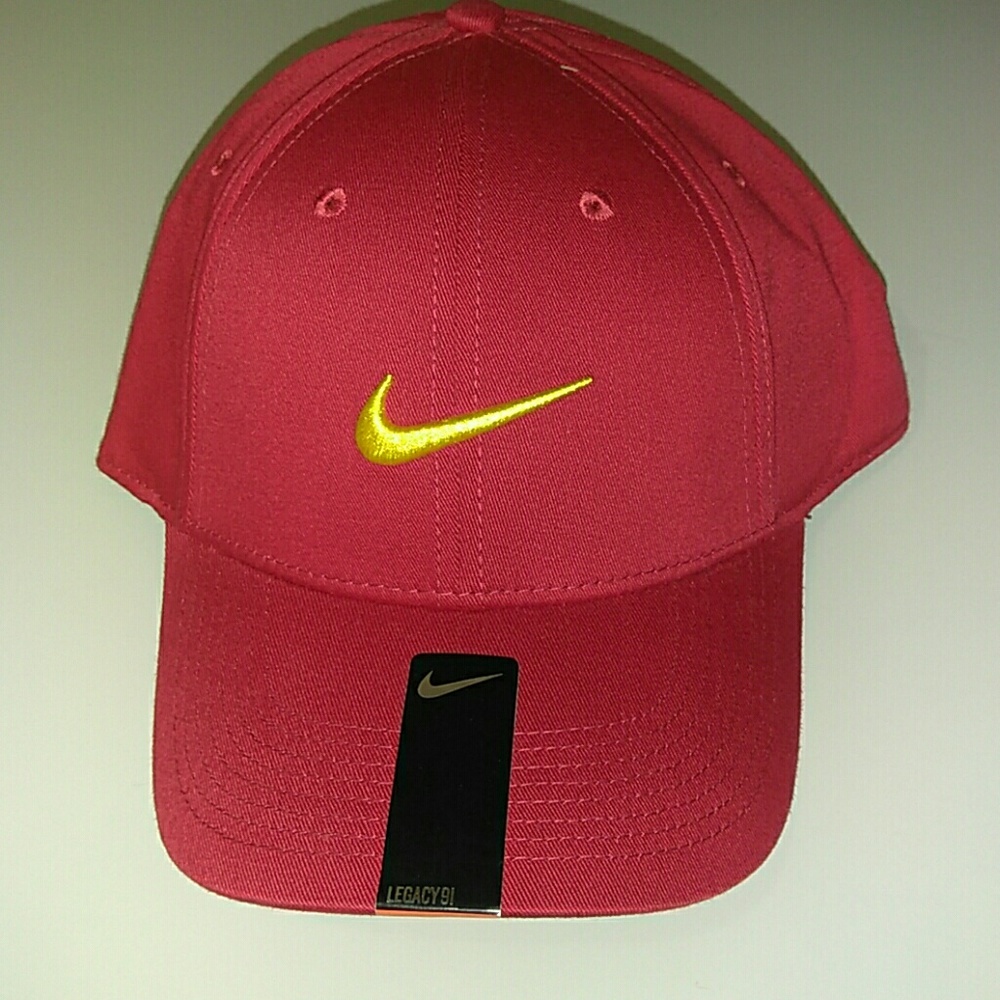Nike Red yellow logo all sports hat cap