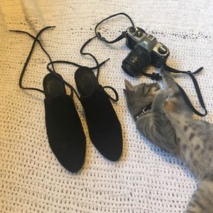 Free People Sparkler Wrap Up Mules