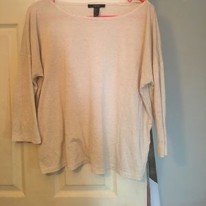 Basic beige 3/4 sleeve top