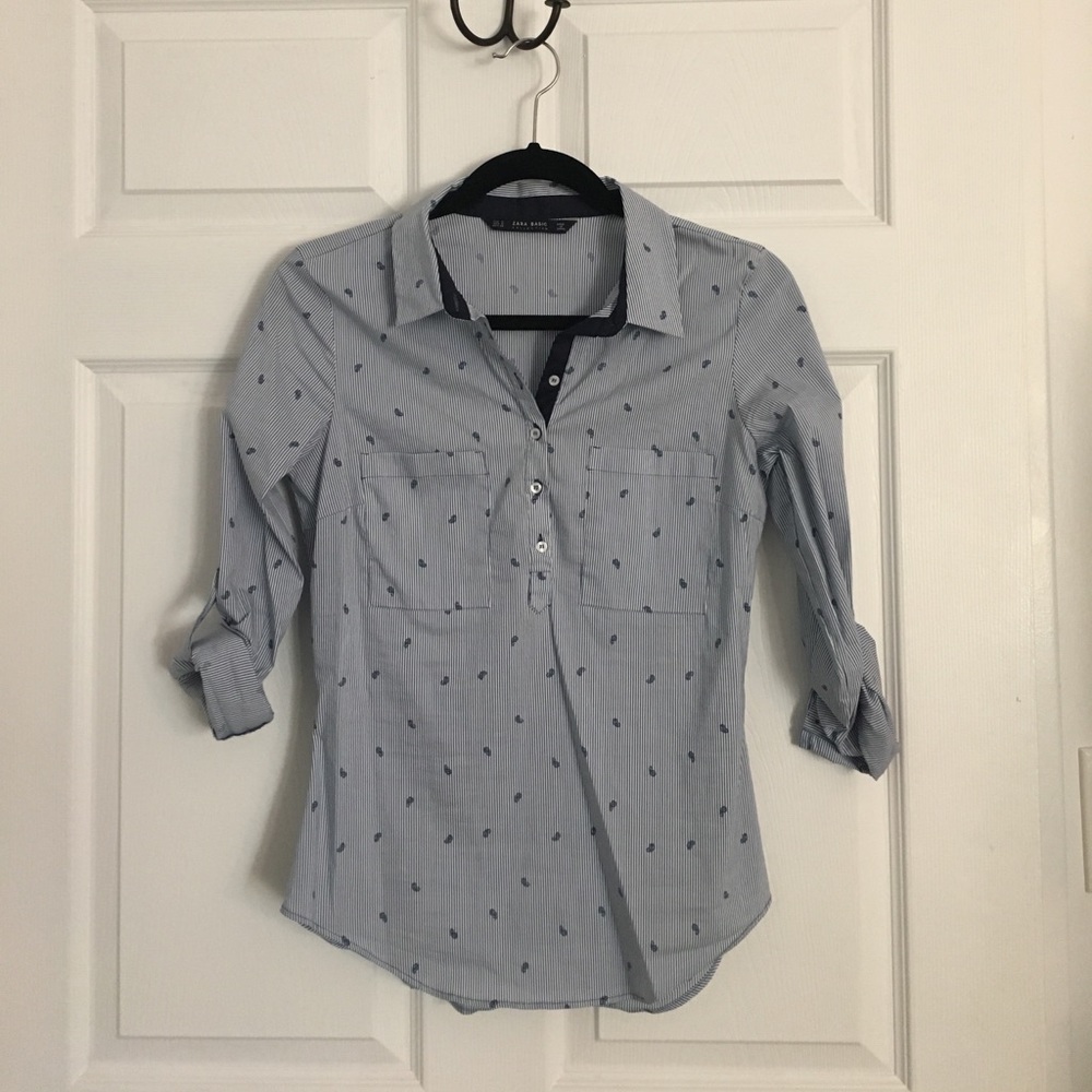 Zara Basic Button up