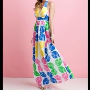 Lilly Pulitzer halter maxi dress