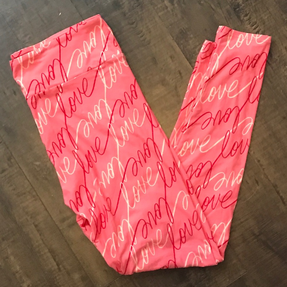 LuLaRoe Valentine's Day leggings