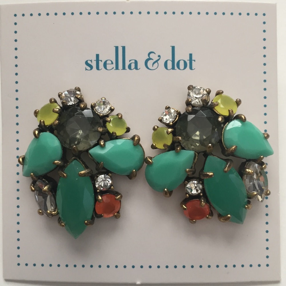 Naomi Cluster Earrings