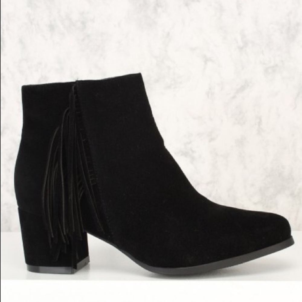 Black Tassel Bootie | PRICE IS FIRM - Picture 3 of 7