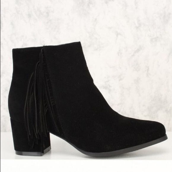 Black Tassel Bootie | PRICE IS FIRM - Picture 3 of 7