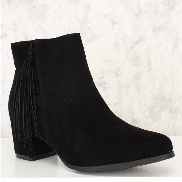 Black Tassel Bootie | PRICE IS FIRM - Picture 4 of 7
