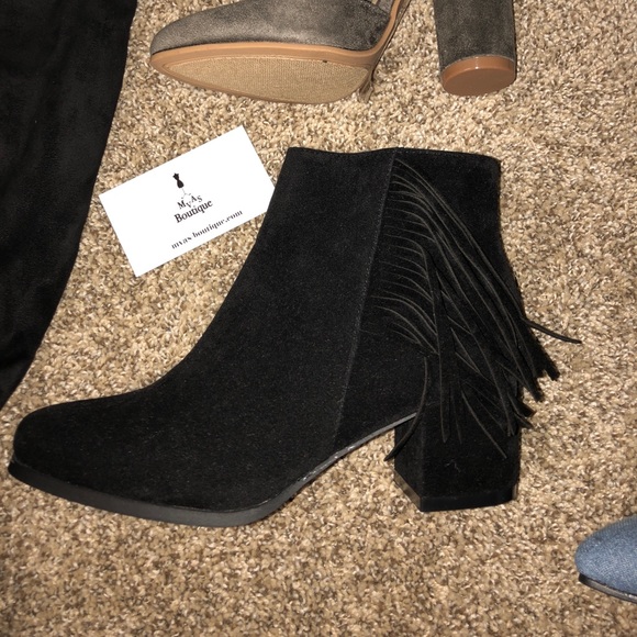 Black Tassel Bootie | PRICE IS FIRM - Picture 7 of 7