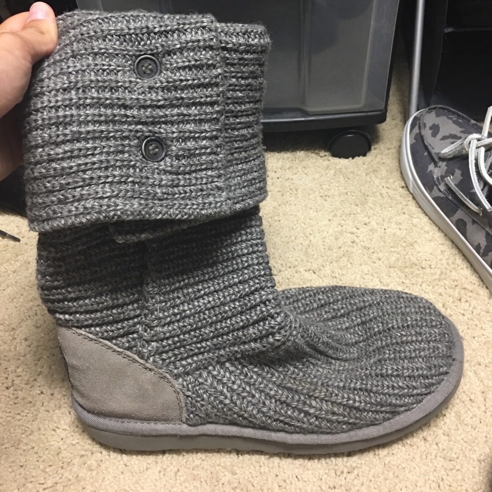 UGG knit boots size 8