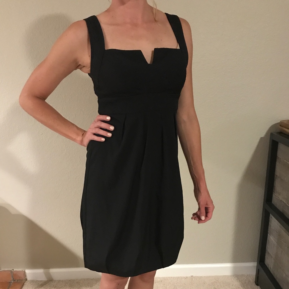 WHBM black dress little black dress