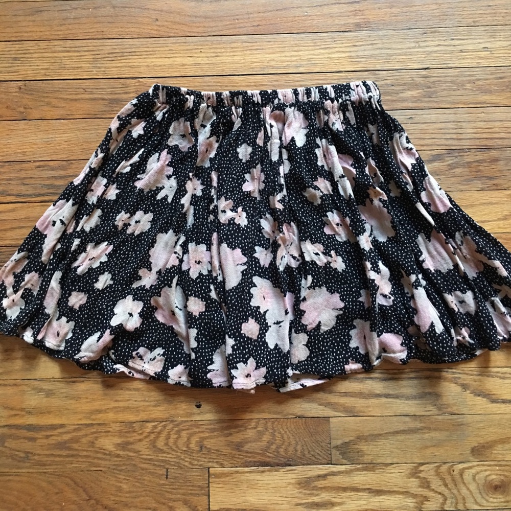 Urban Outfitters Flower Mini Skirt