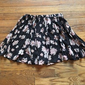 Urban Outfitters Flower Mini Skirt