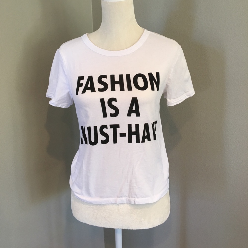 ZARA "FASHION IS A MUST-HAVE" T-SHIRT!