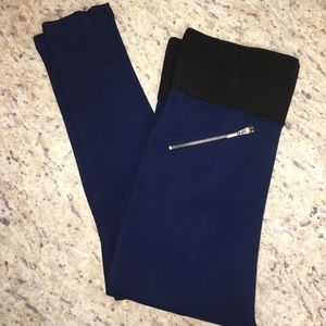 FINAL PRICE! Navy Blue High Waist Leggings: NWT