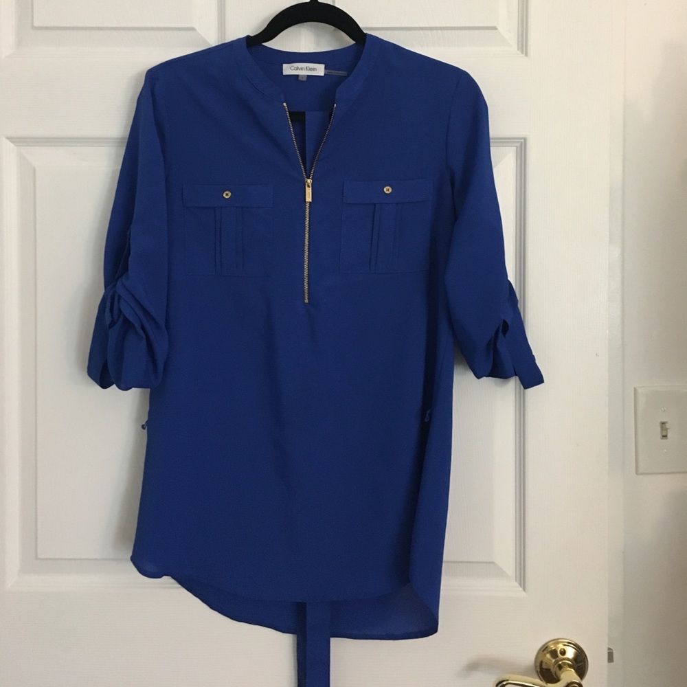 Blue Calvin Klein Blouse