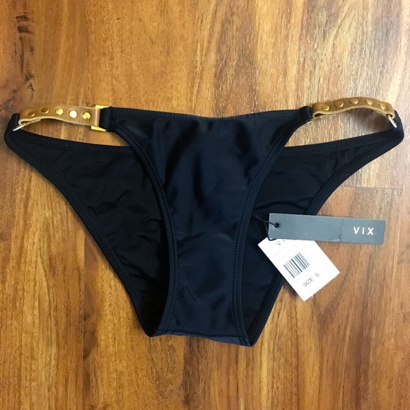 Vix Other - NWT Vix Paula Hermanny Bikini Bottoms 24k Gold S
