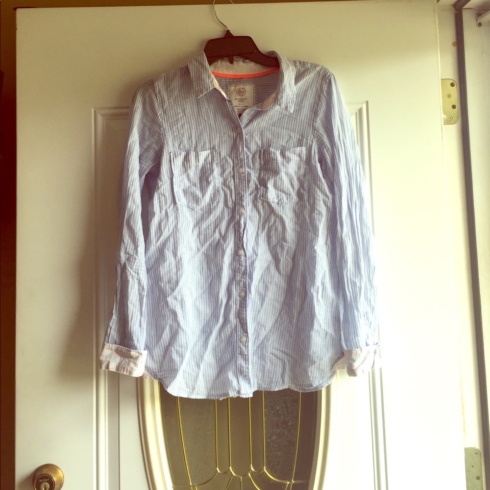Striped Button-Up
