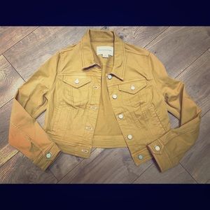 Anthropologie jean jacket size medium