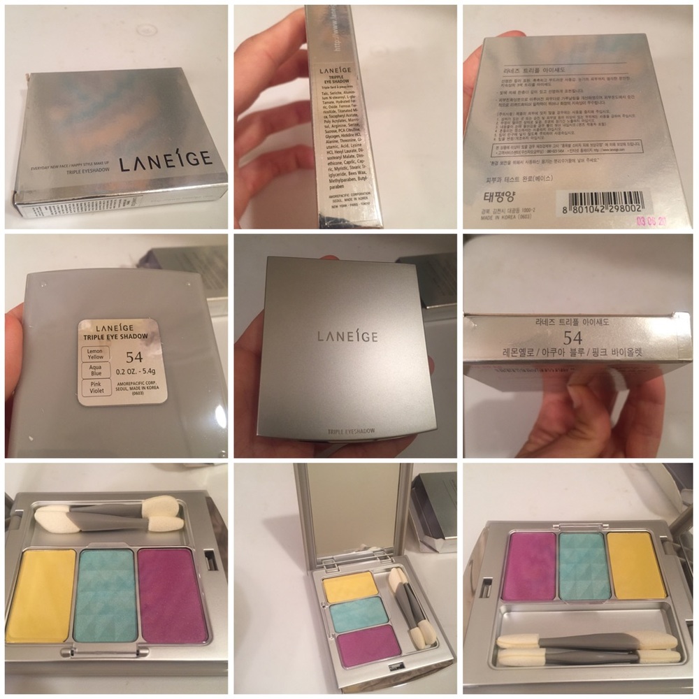 SOLD Laneige Triple Eyeshadow Palette 54