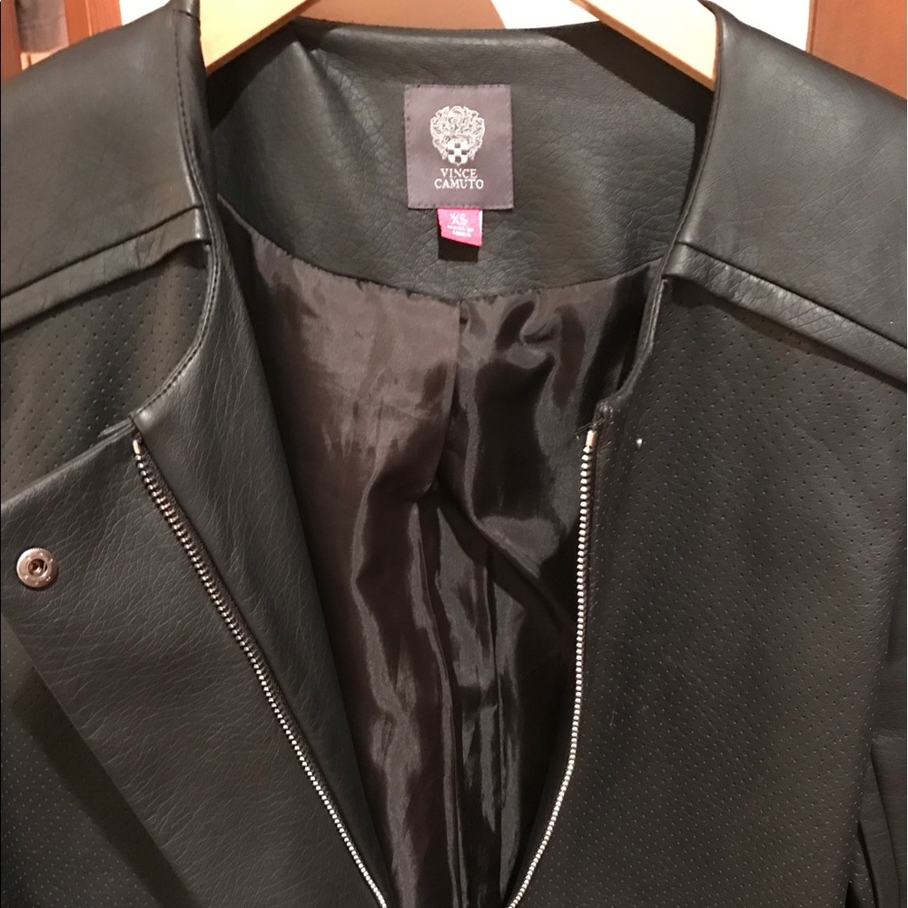 Vince Camuto faux leather  jacket