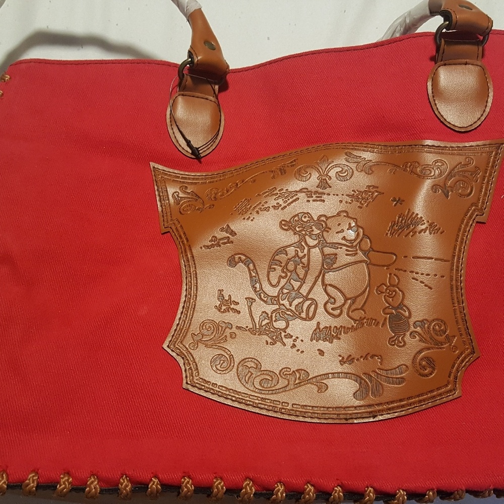 Disney purse with leather handles