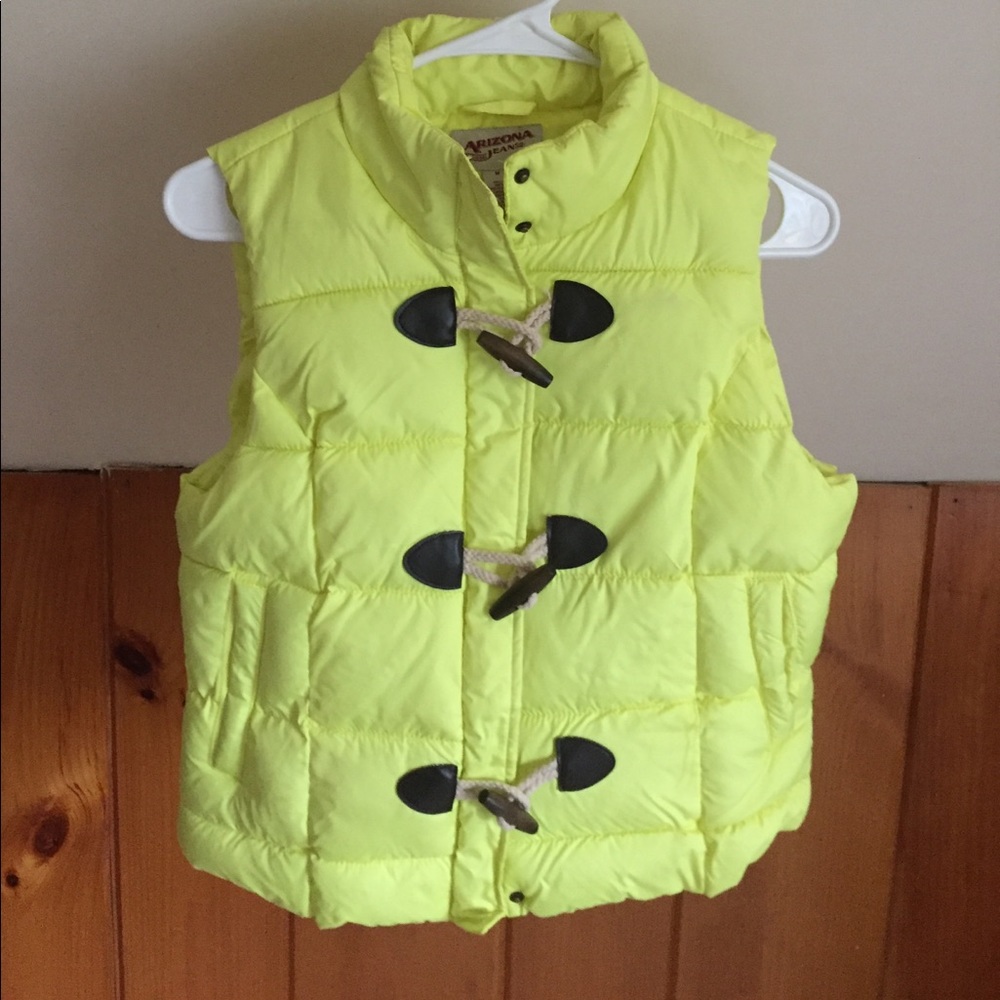 Lime green vest