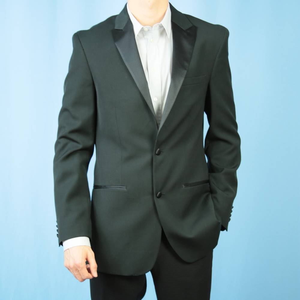 JF J. Ferrar Tuxedo Jacket Black (slim)