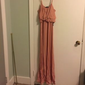 Forever 21 Maxi Dress with Ruffled Top