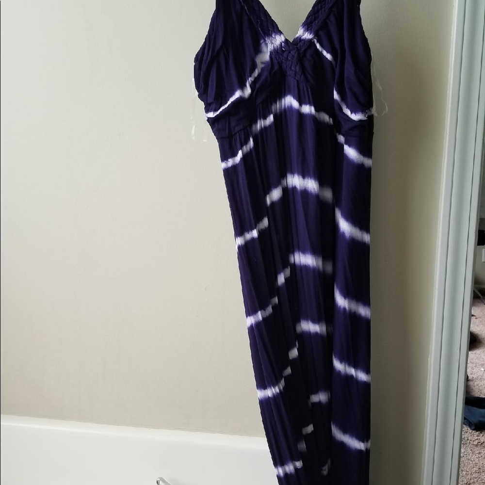 Purple maxi dress