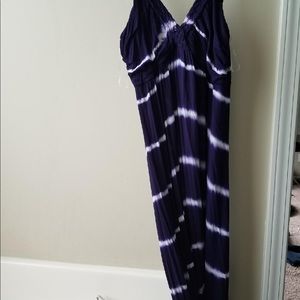 Purple maxi dress