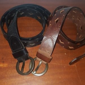 ⤵️Final drop⤵️ 2 leather belts size 2X Dockers