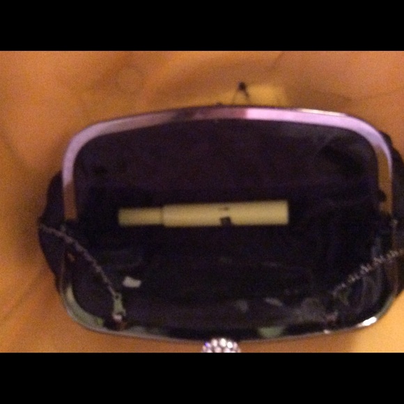 Ladies Black Evening Bag - Picture 2 of 6