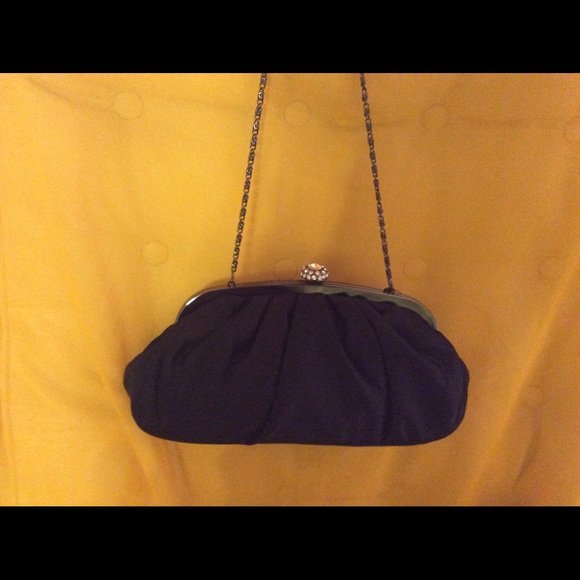 Ladies Black Evening Bag - Picture 5 of 6