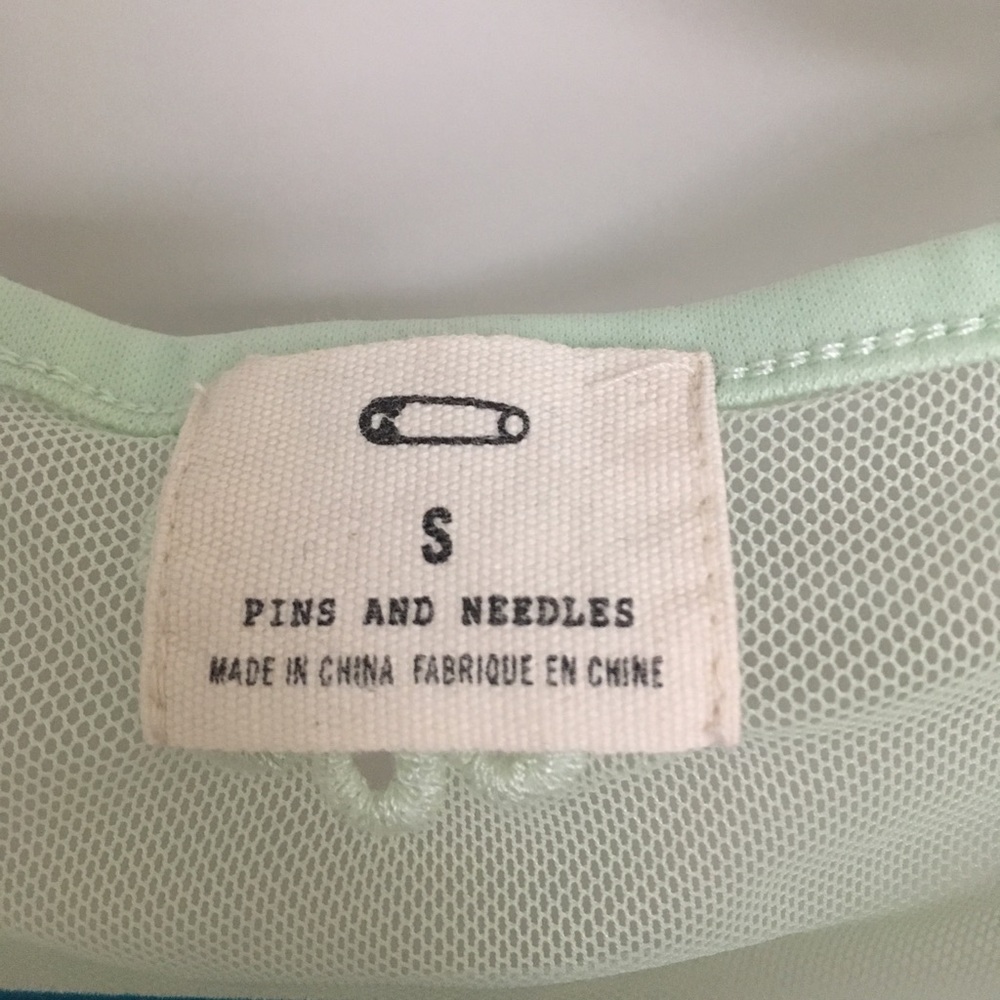 Urban Outfitters sheer sweetheart crop top - Picture 5 of 6