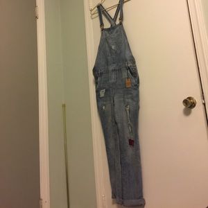 Ripped Overalls/Dungarees