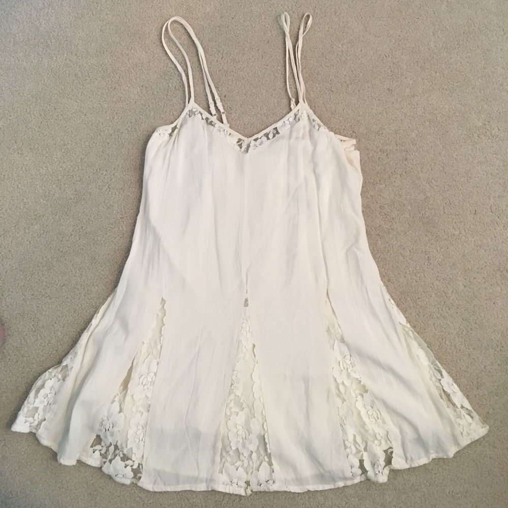 American Eagle Cream Dress