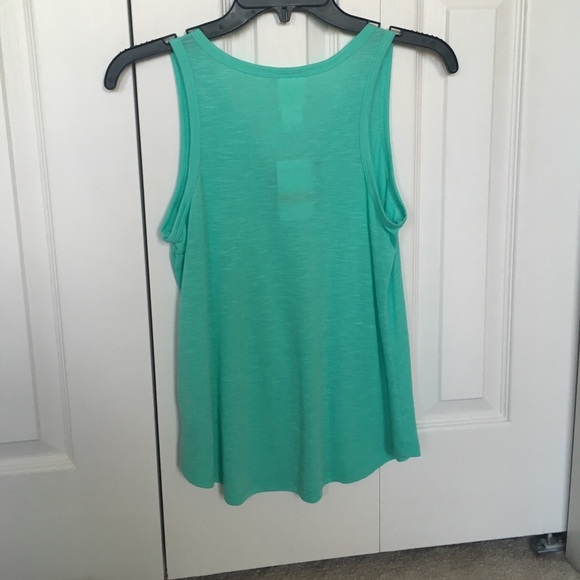 Flannel Cardigan with Lace Up Tank Top - Picture 4 of 4