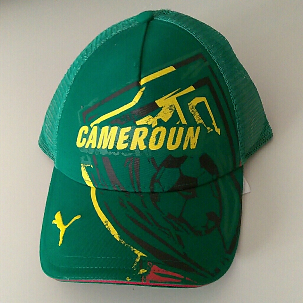 Puma Cameroon soccer hat cap new