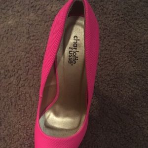 Cute hot pink heels