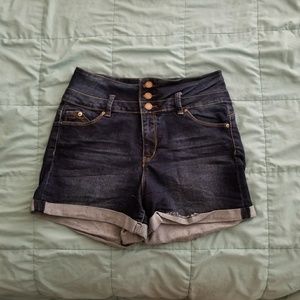 High waisted shorts