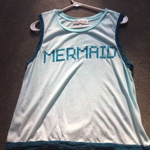 Blue Wildfox Tank top