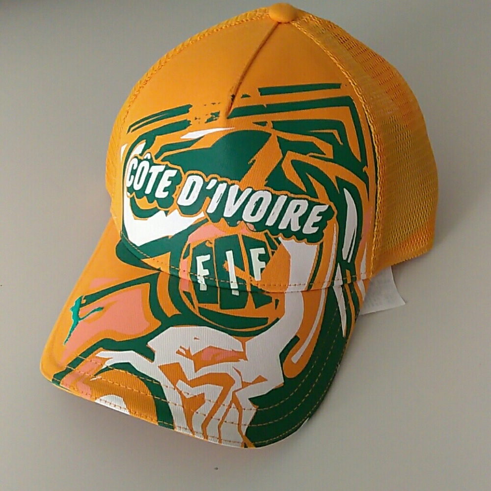 Puma Ivory coast soccer hat cap new