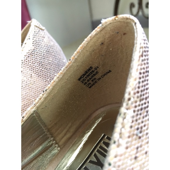 Gold sparkle heels - Picture 6 of 7