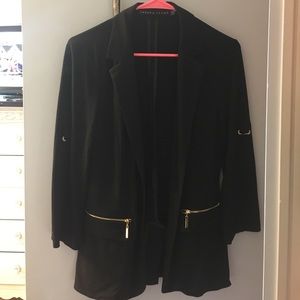 Black Blazer with Gold details