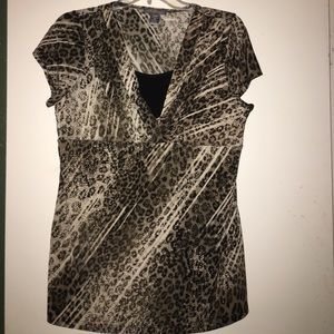 Cheetah Print with Gold sparkles