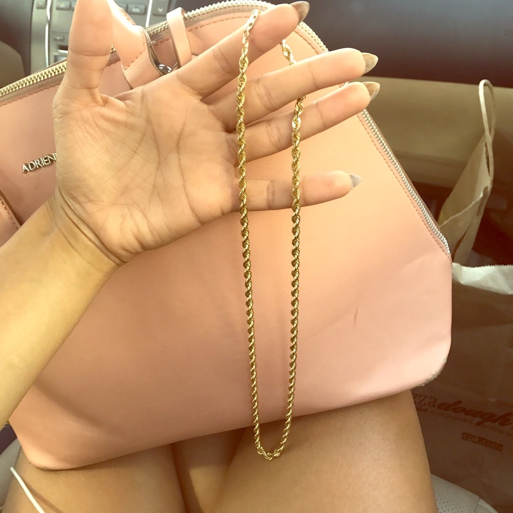 22" gold link necklace from Kay jewelers